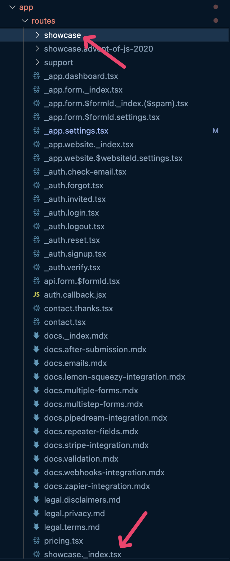 Folder Structure within Remix Project inside VS Code